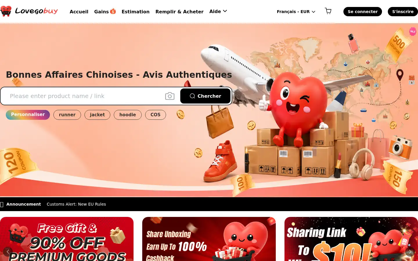 Screenshot of lovegobuy.com