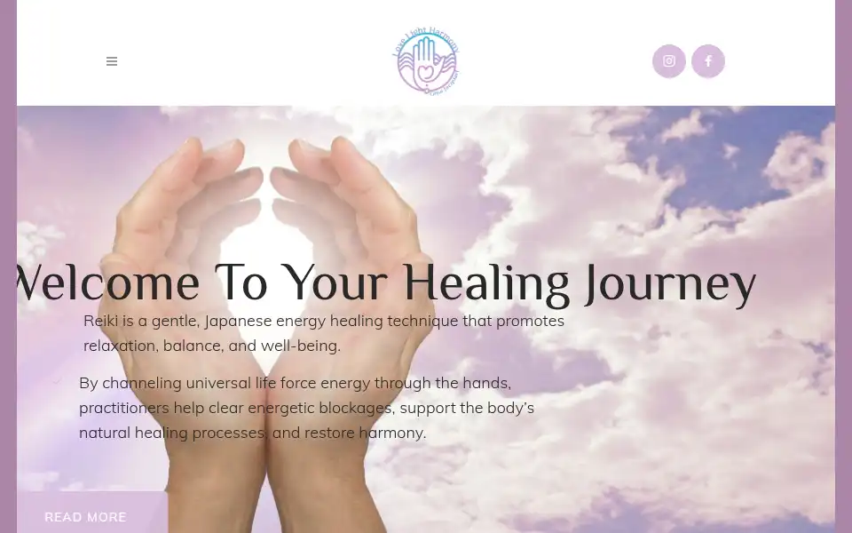Screenshot of lovelightharmony.com