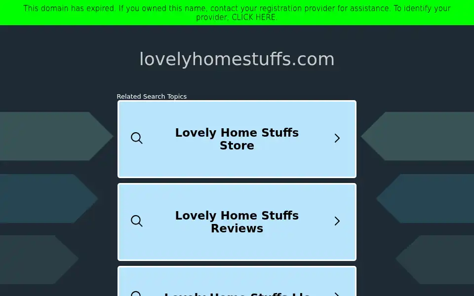 Screenshot of lovelyhomestuffs.com