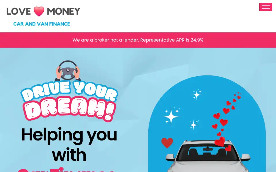 Screenshot of lovemoneyfinance.co.uk