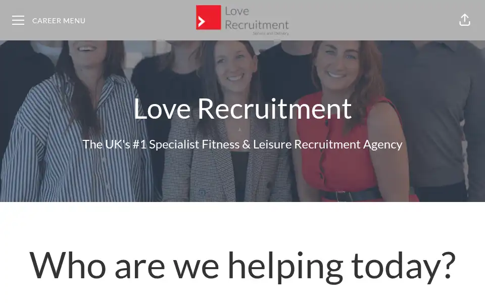 Screenshot of loverecruitmentgroup.com