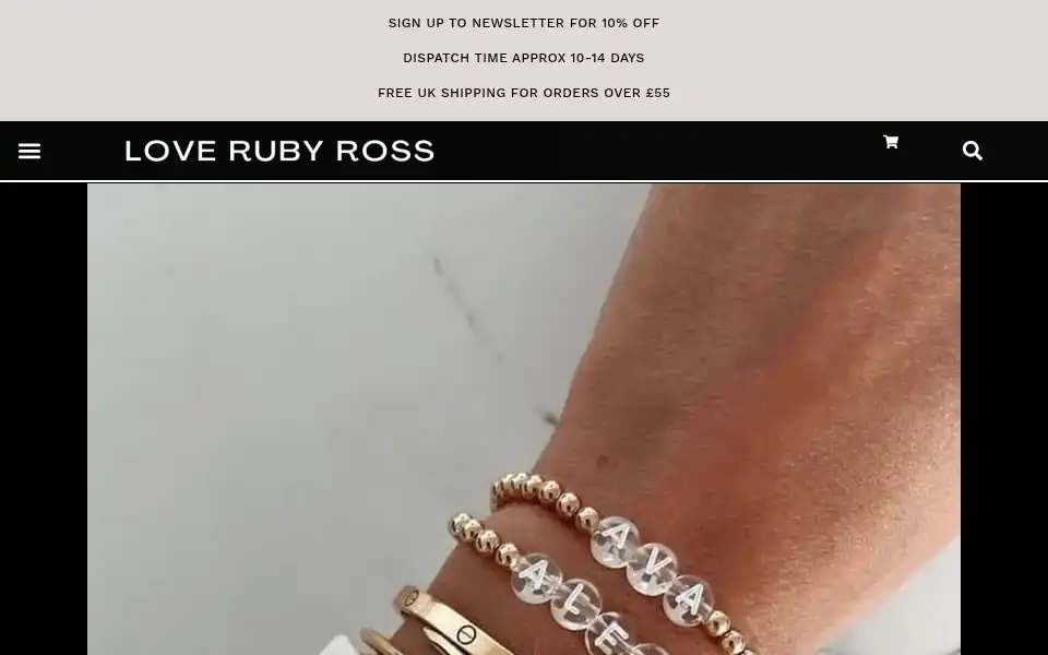 Screenshot of loverubyross.co.uk