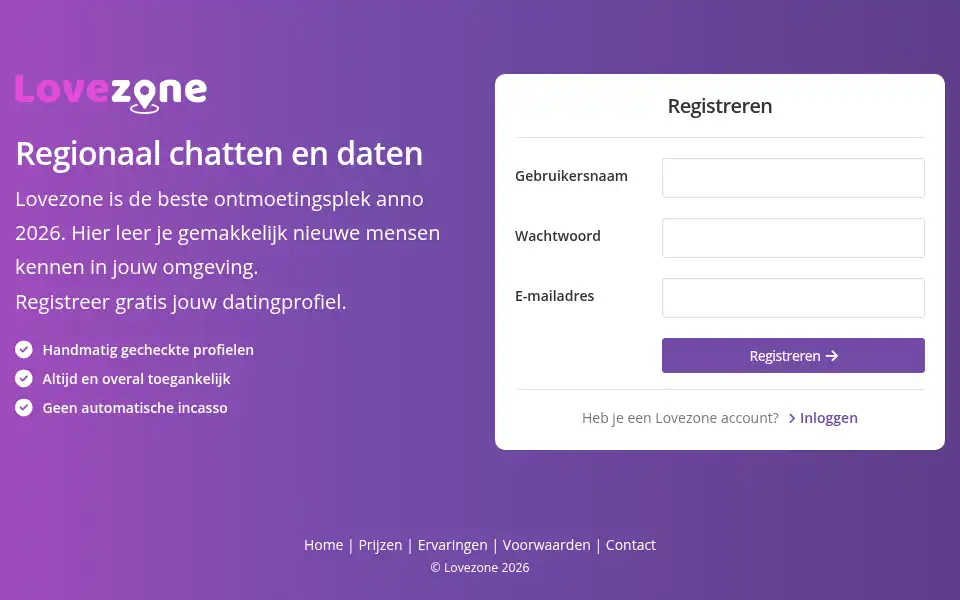 Screenshot of lovezone.nl