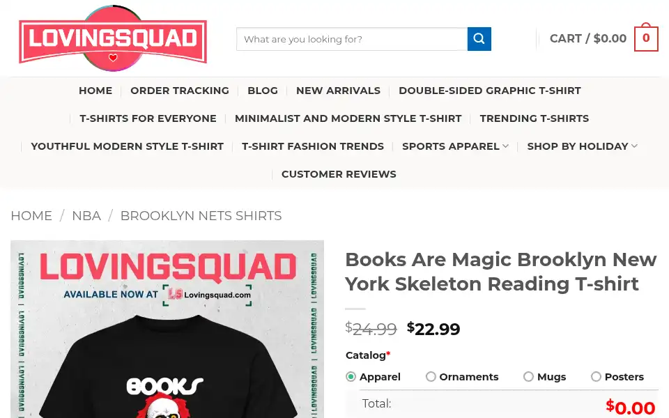 Screenshot of lovingsquad.com
