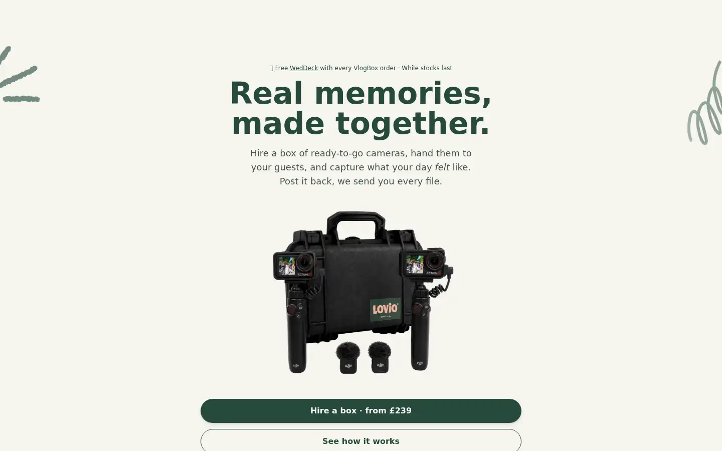 Screenshot of lovio.co.uk
