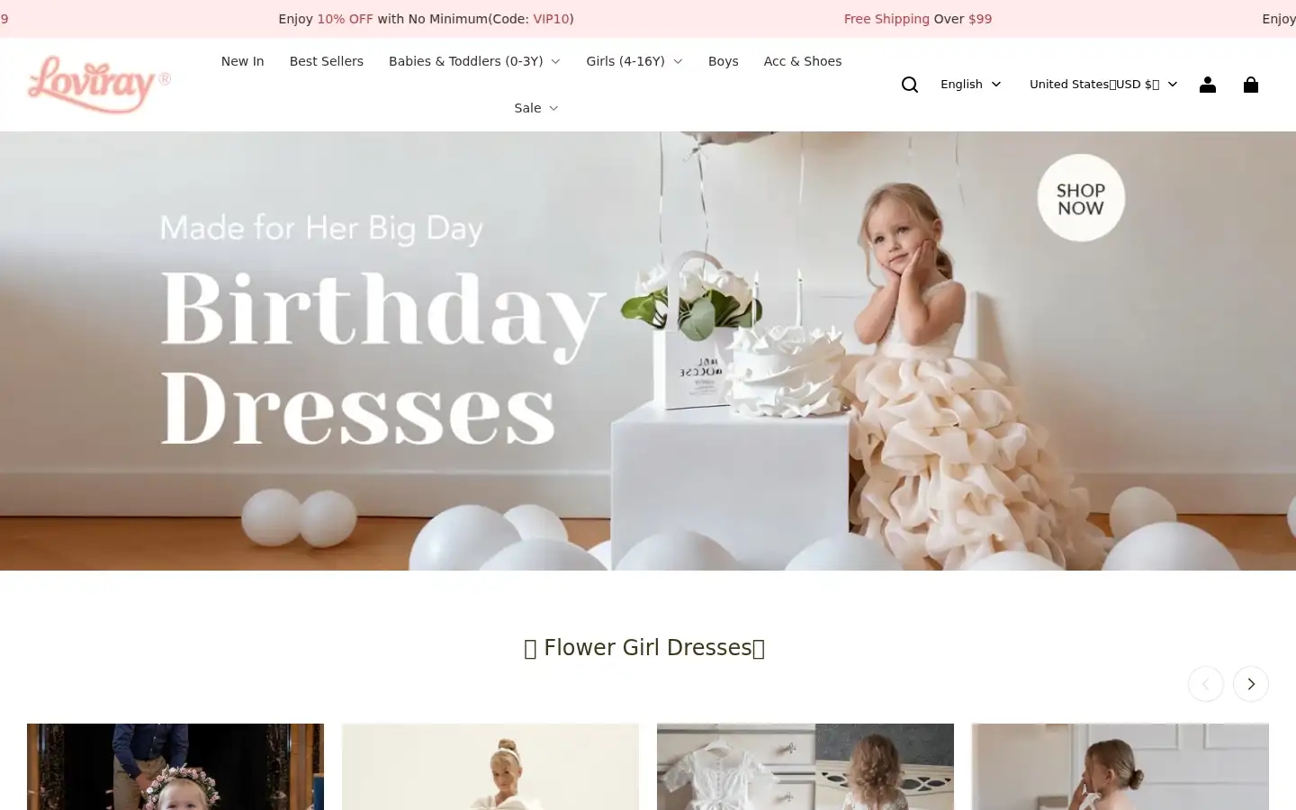 Screenshot of loviray.com