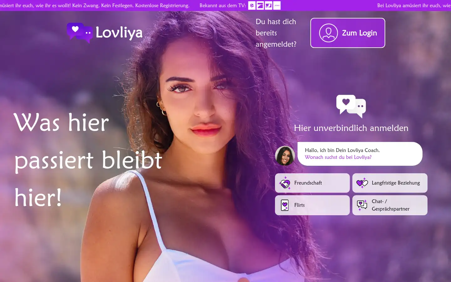 Screenshot of lovliya.de