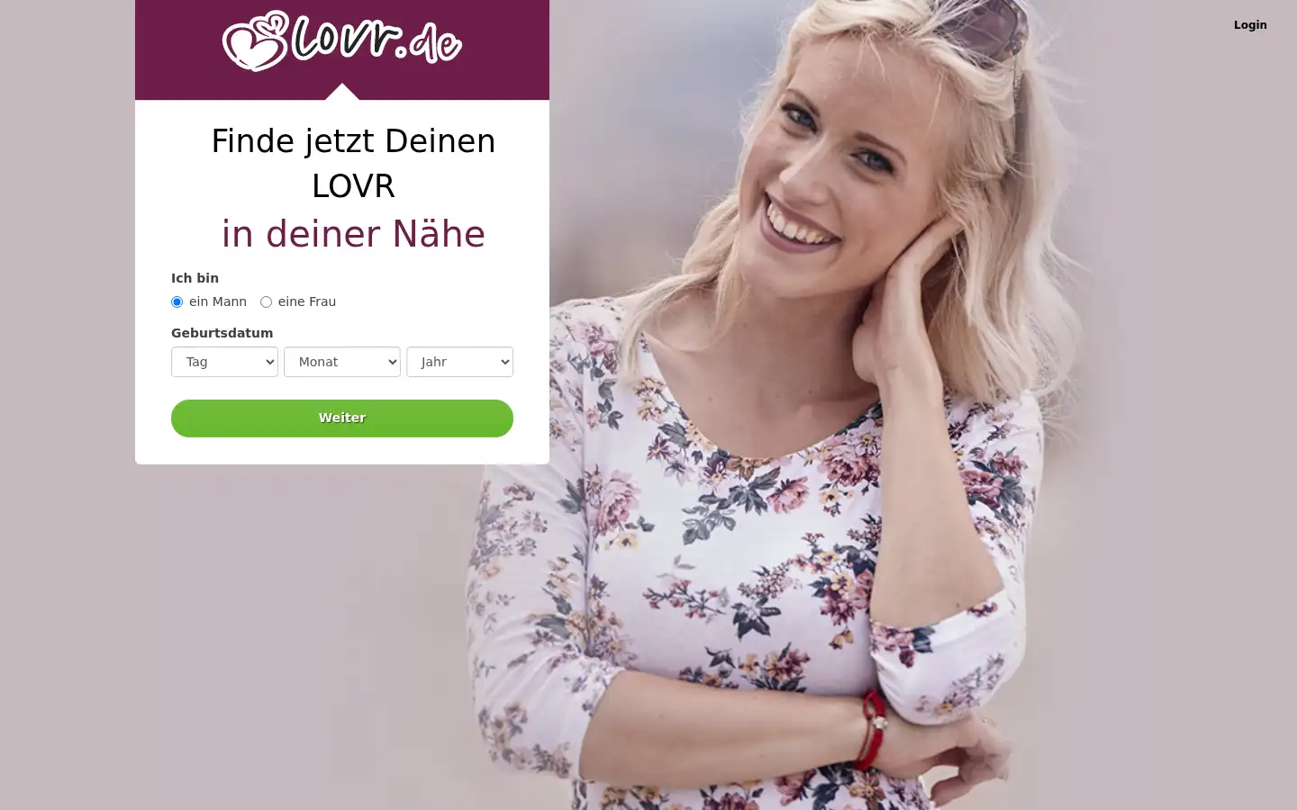Screenshot of lovr.de