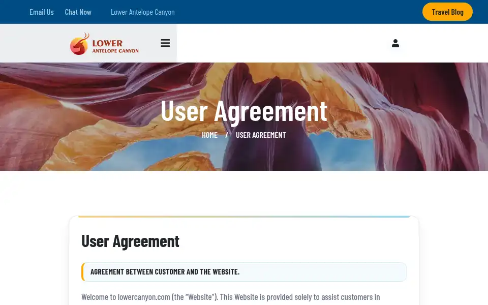 Screenshot of lowercanyon.com