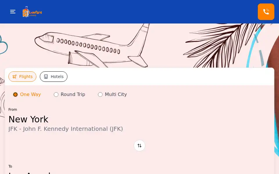 Screenshot of lowfarestudio.com