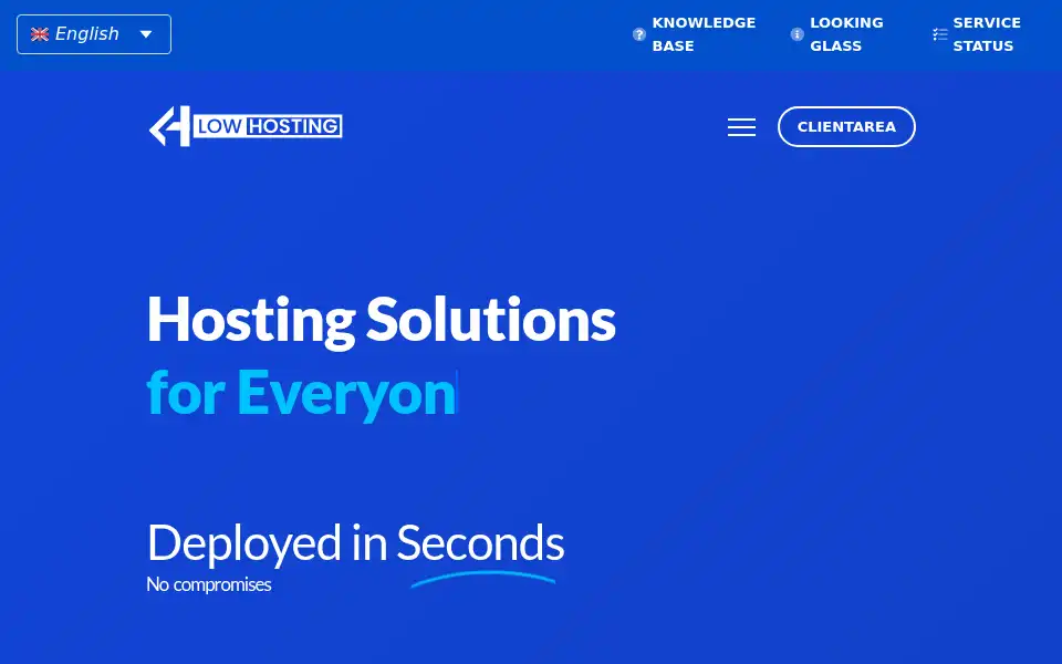 Screenshot of lowhosting.org