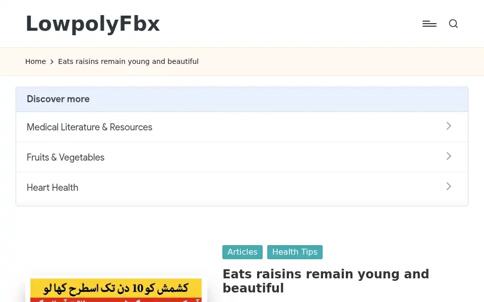 Screenshot of lowpolyfbx.com