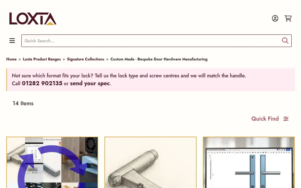Screenshot of loxta.co.uk