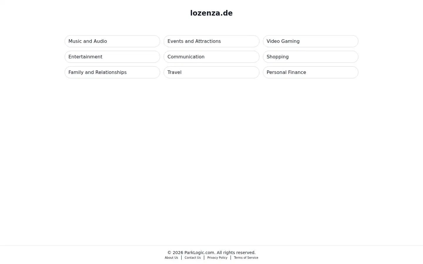 Screenshot of lozenza.de