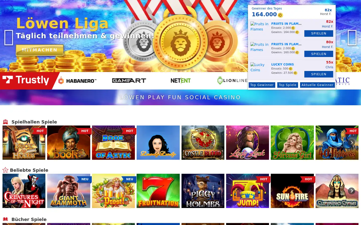 Screenshot of lp-fun.de
