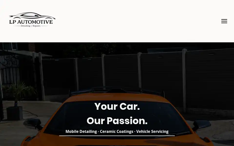 Screenshot of lpautomotive.uk