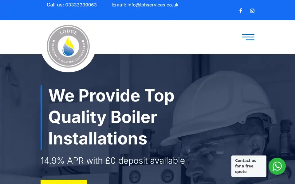 Screenshot of lphservices.co.uk