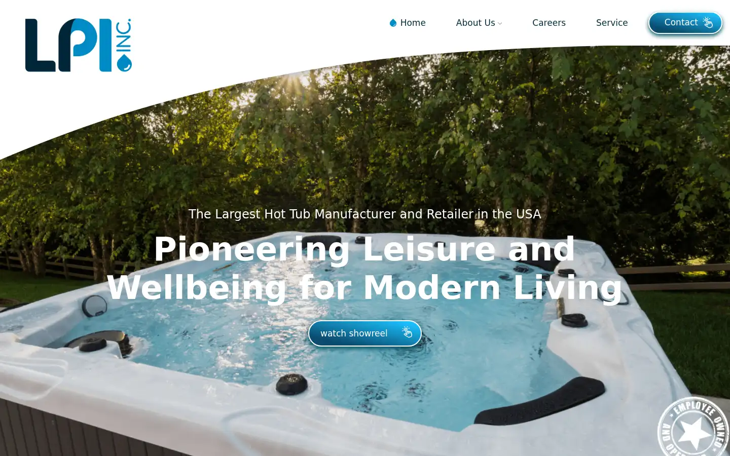 Screenshot of lpiinc.com