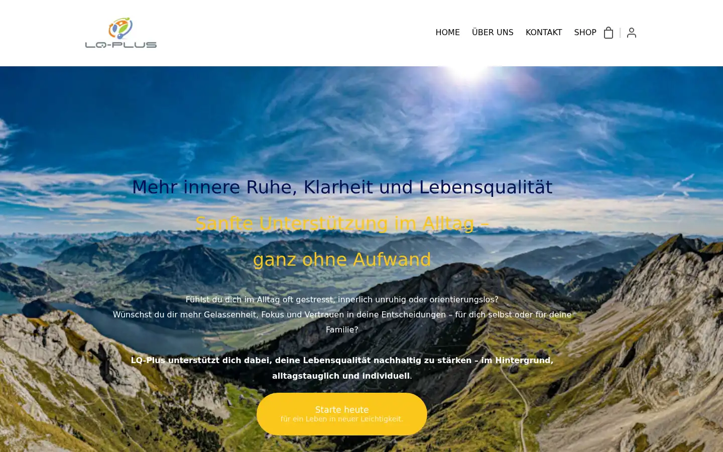 Screenshot of lq-plus.ch