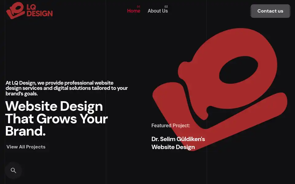 Screenshot of lqdesign.net