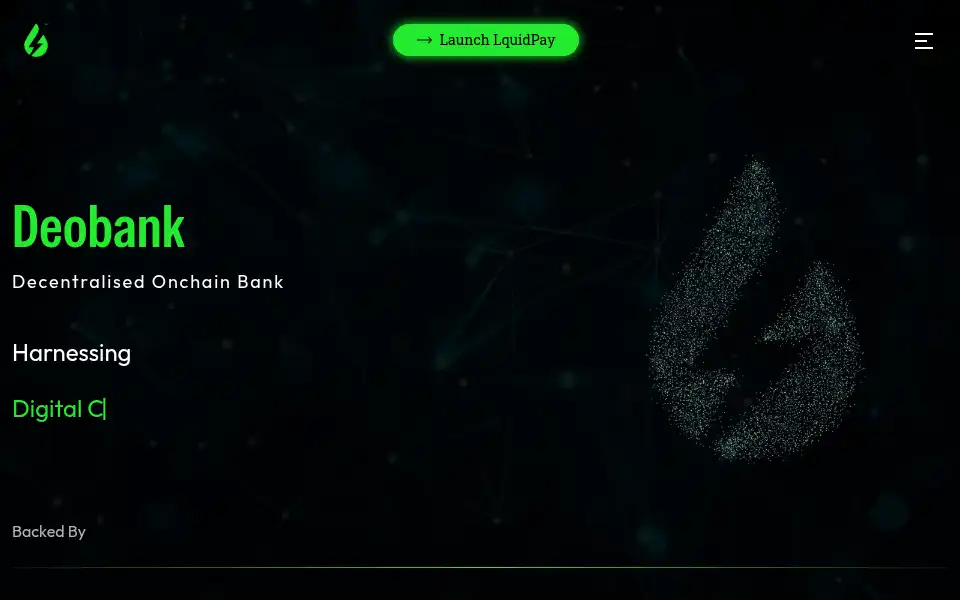 Screenshot of lquidpay.finance