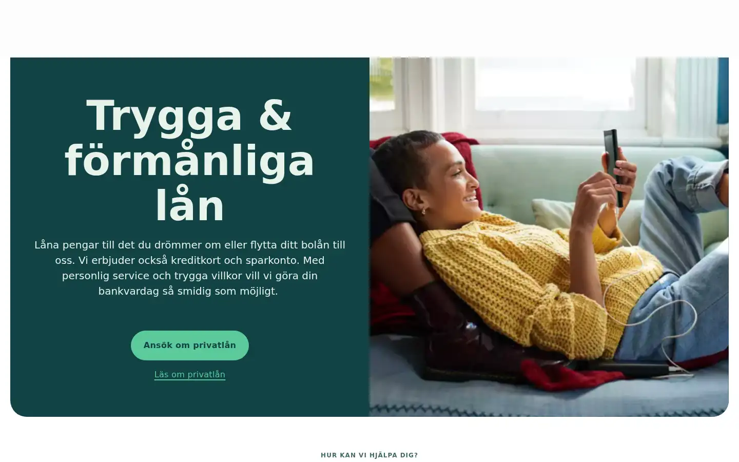 Screenshot of lsb.se