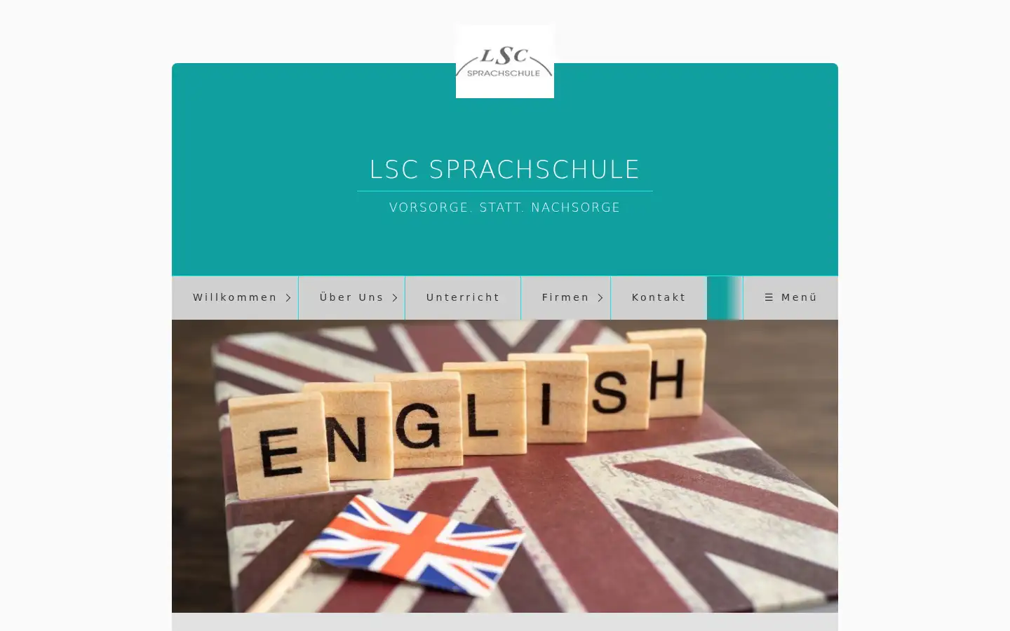 Screenshot of lsc-sprachen.de