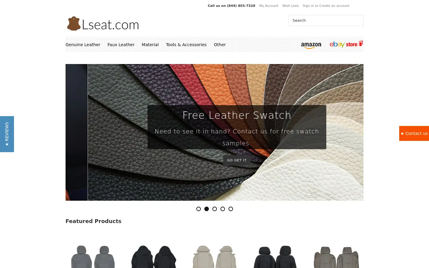 Screenshot of lseat.com