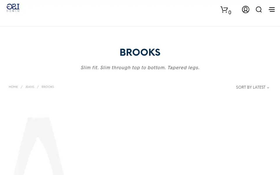 Screenshot of lsgdenim.com