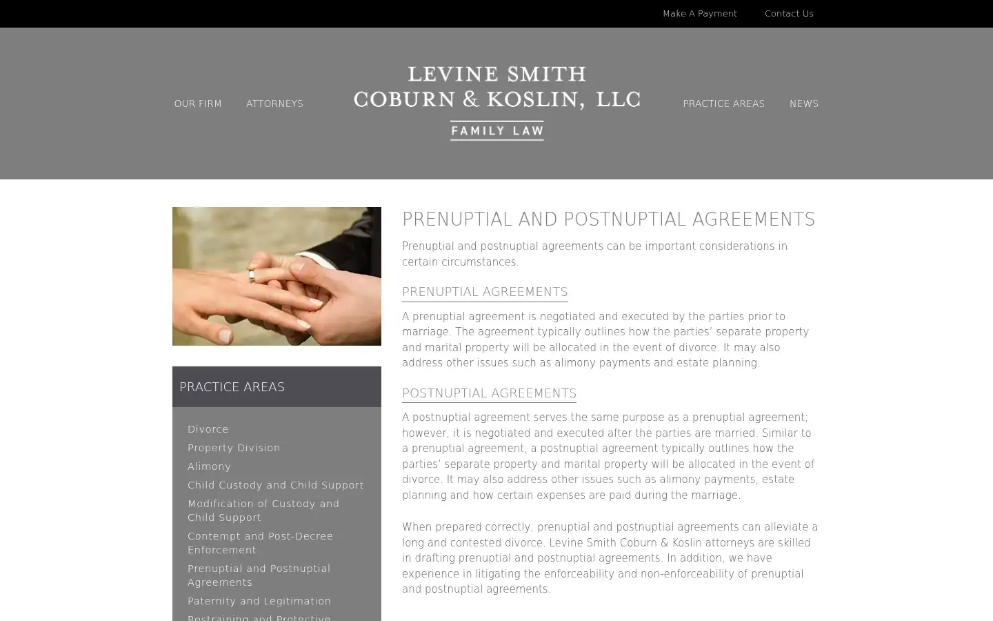 Screenshot of lsswlaw.com