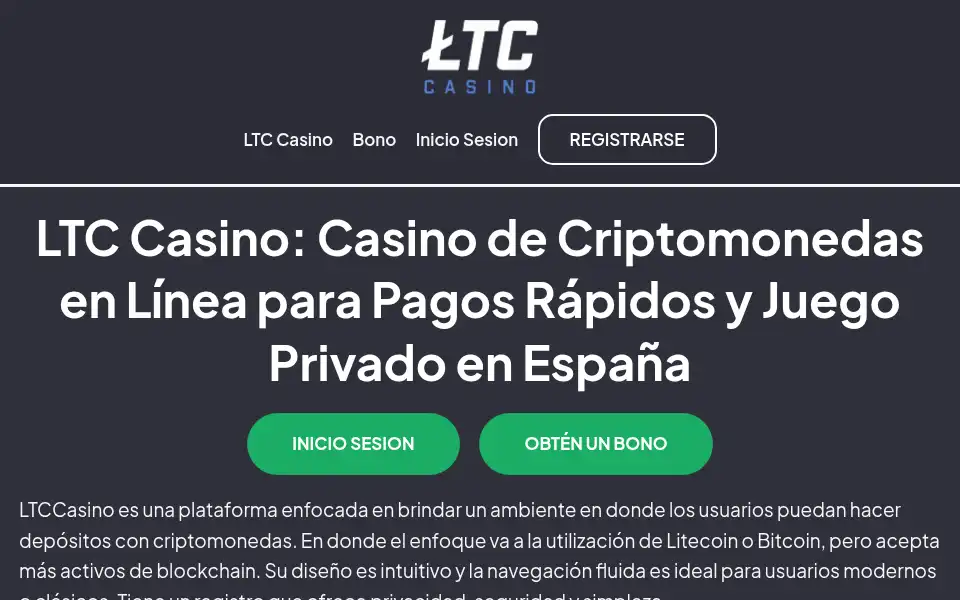 Screenshot of ltccasino-es.com