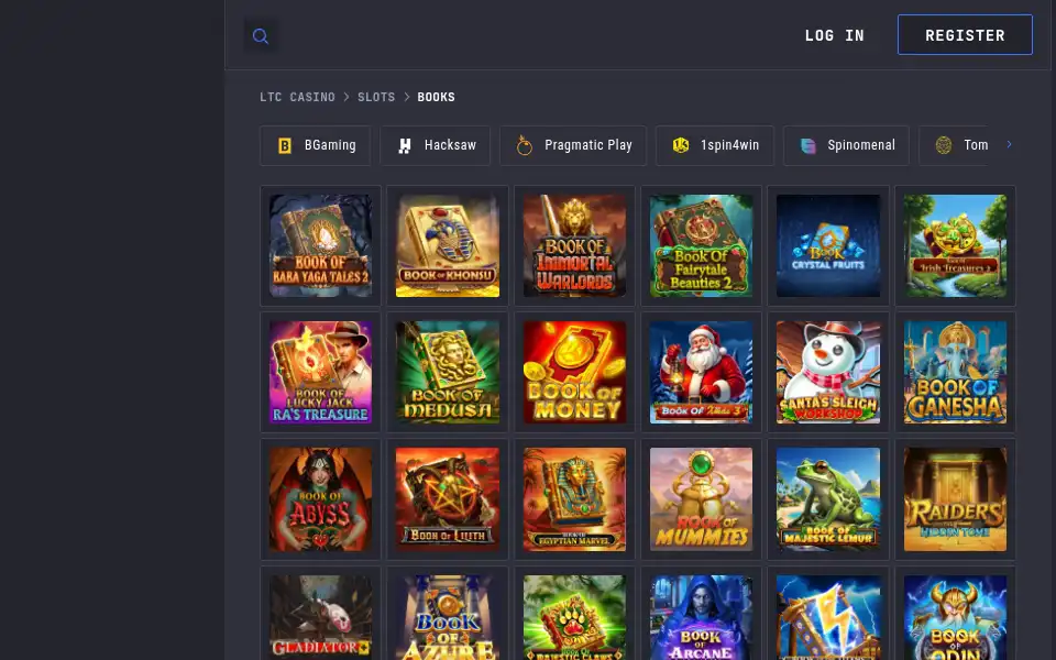 Screenshot of ltccasino.io