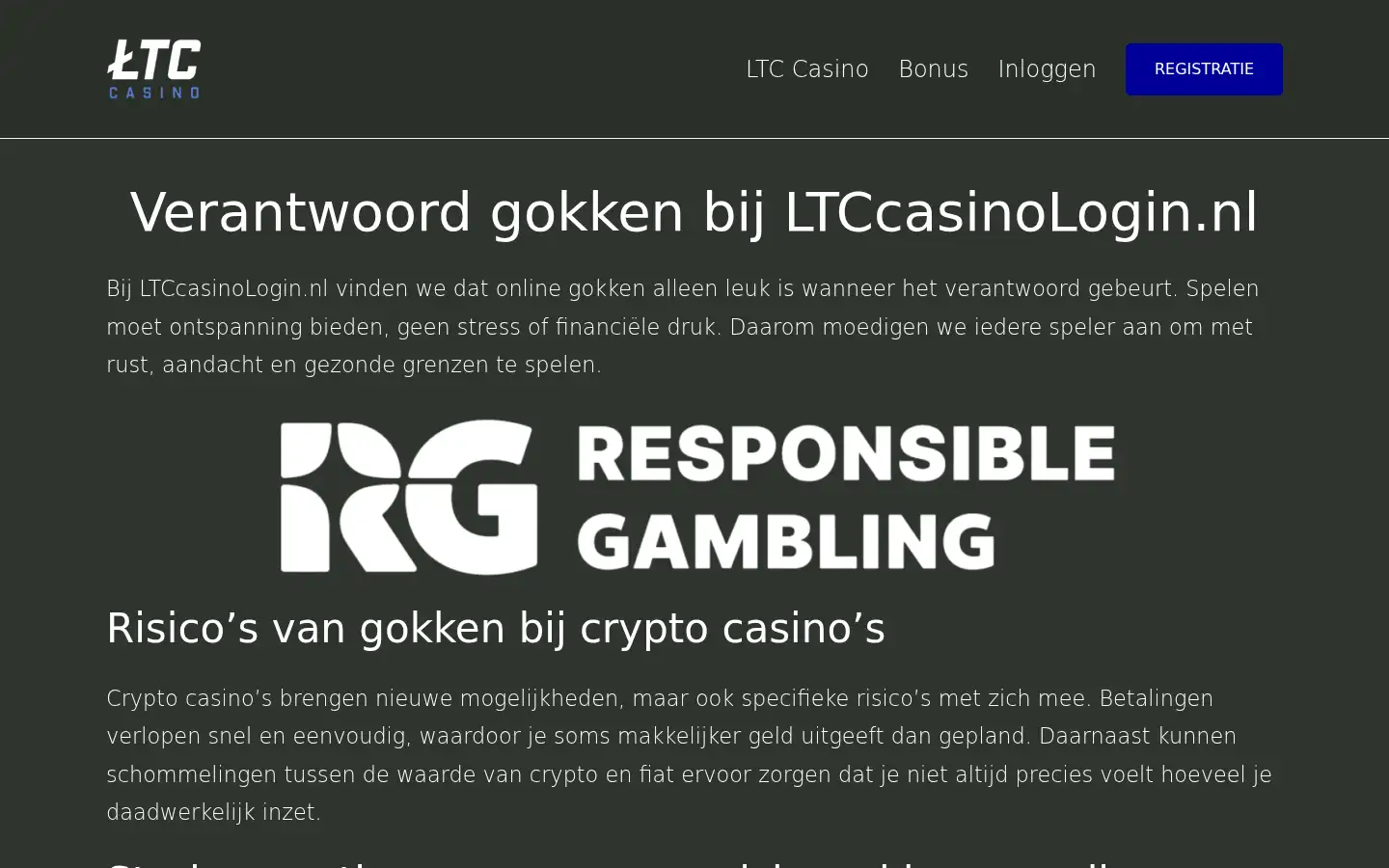 Screenshot of ltccasinologin.nl