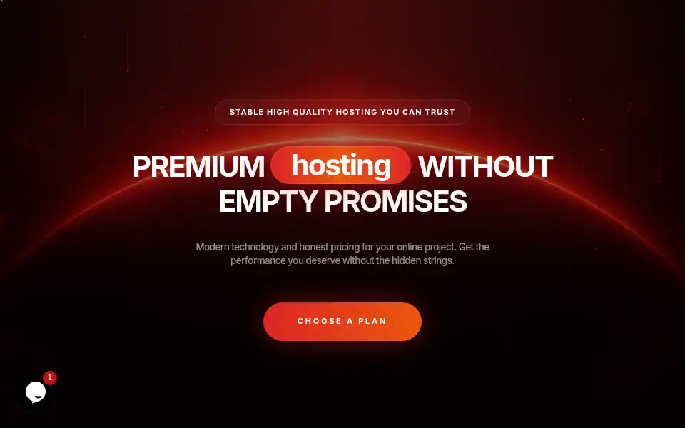Screenshot of lucianhost.com