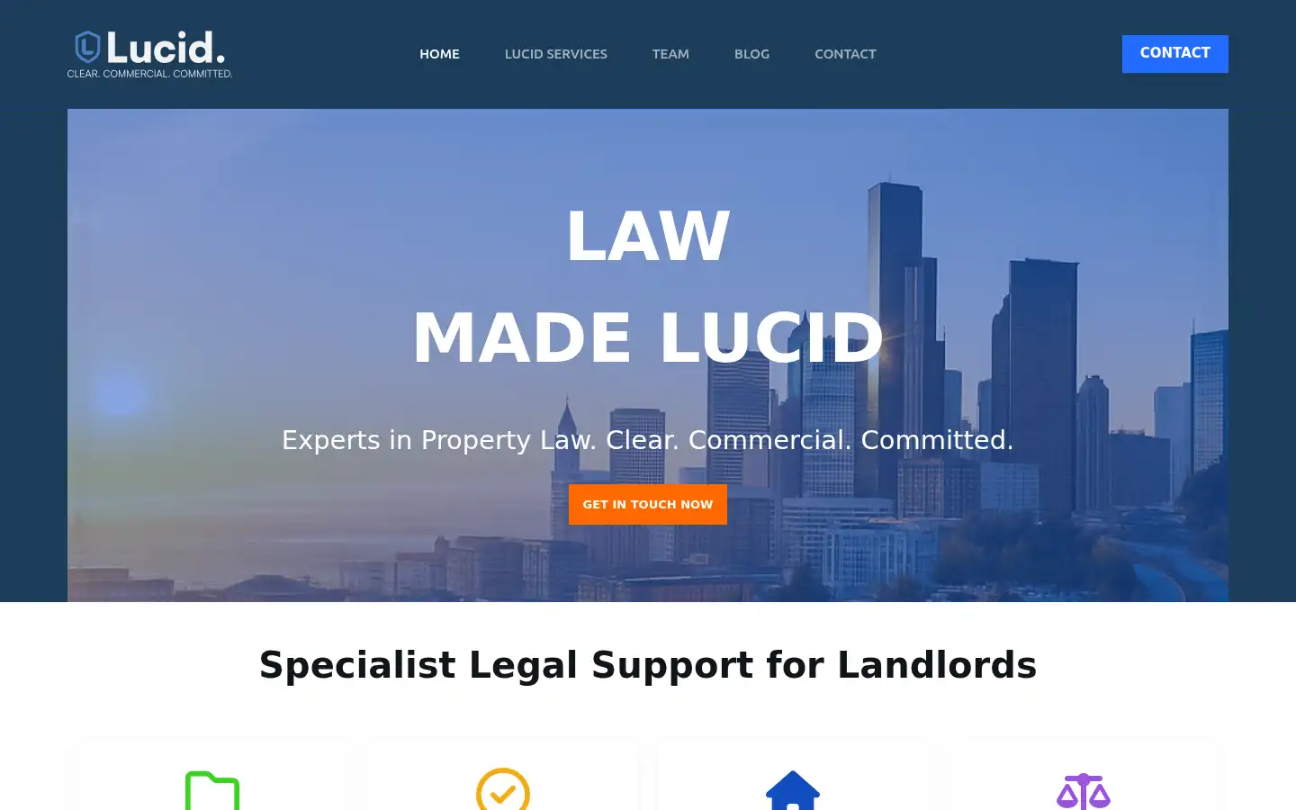 Screenshot of lucid.legal