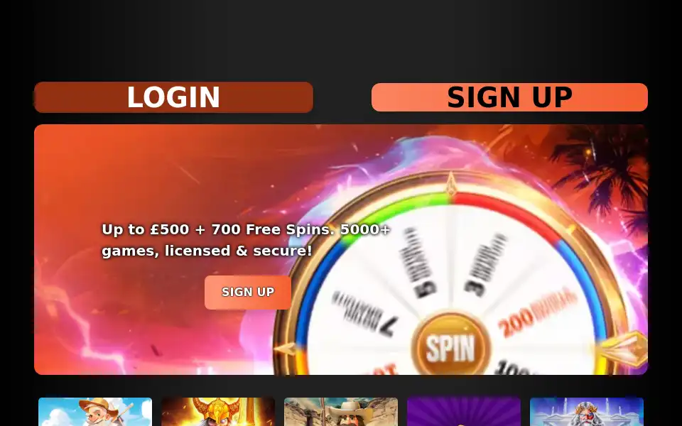 Screenshot of luckcasino-vip.com