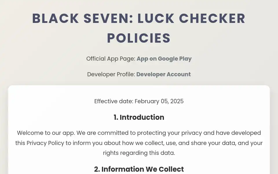 Screenshot of luckchecker.store