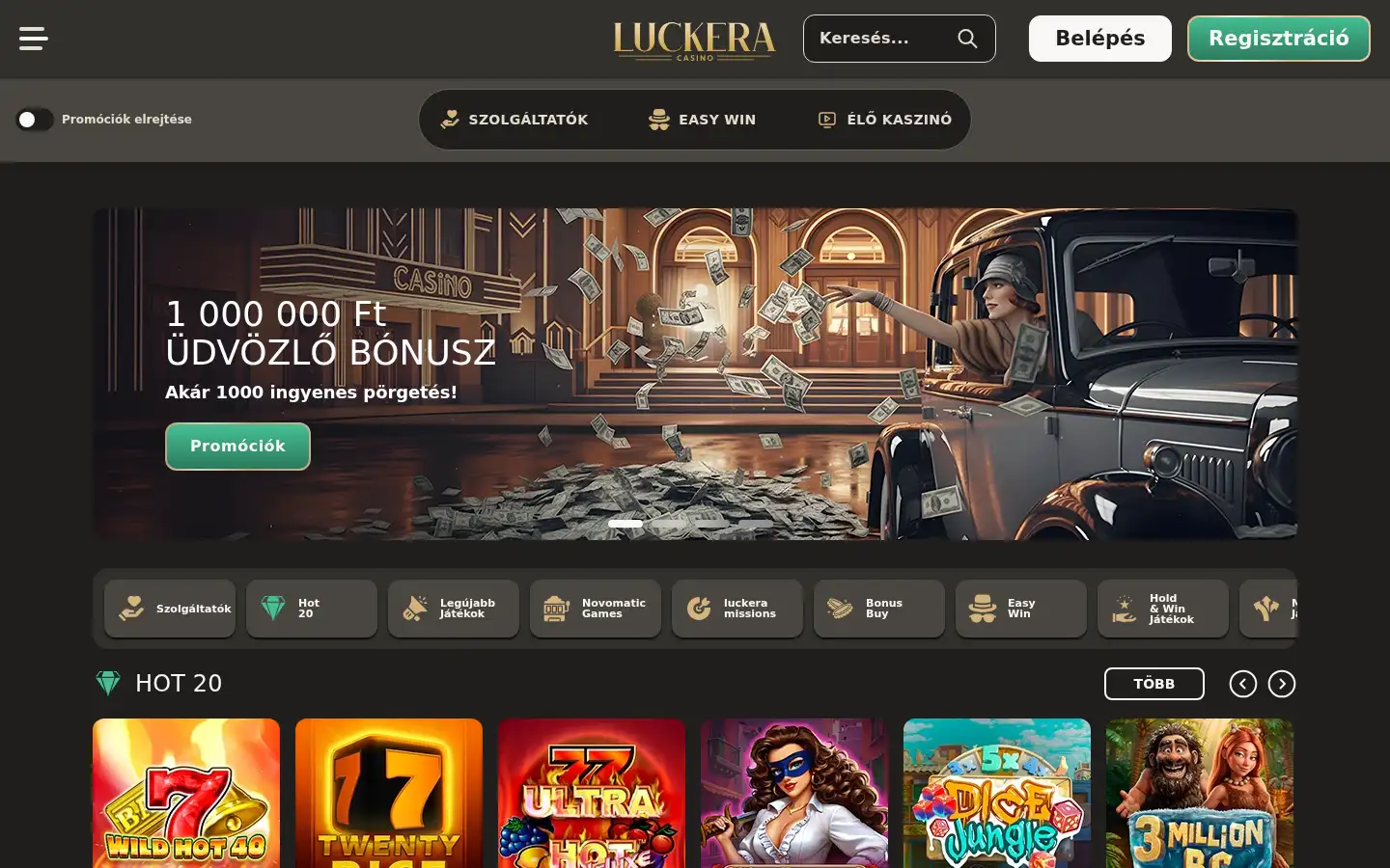 Screenshot of luckera-hu1.com