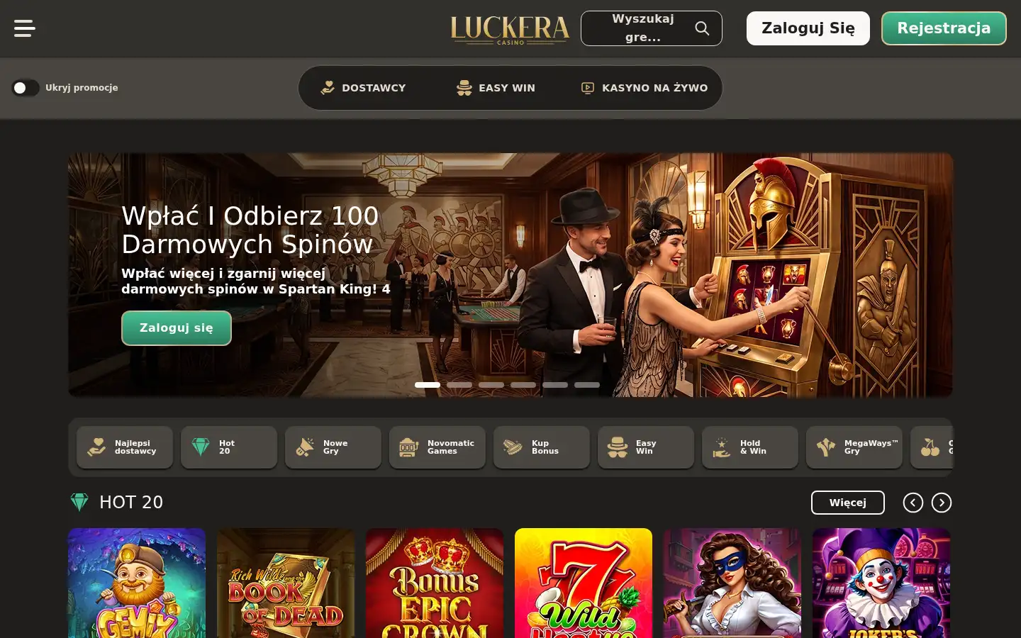 Screenshot of luckera-pl.com