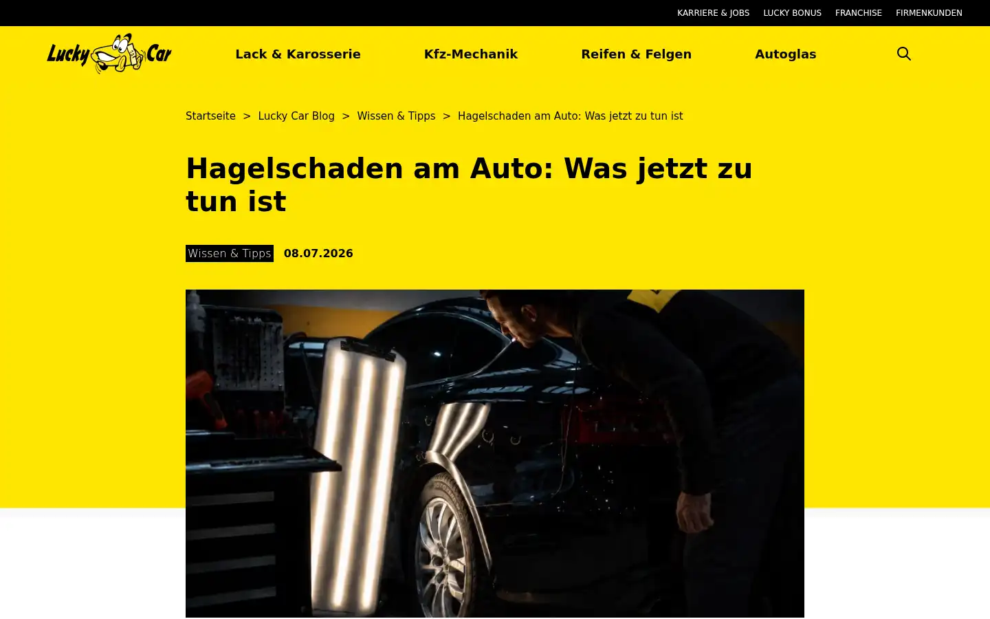 Screenshot of lucky-car.at