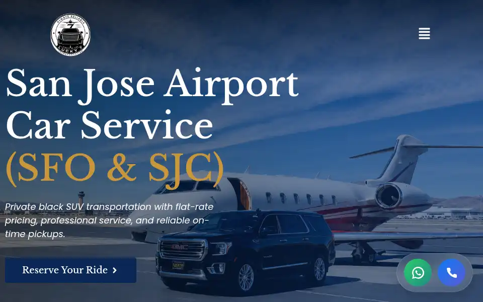 Screenshot of lucky7transportation.com