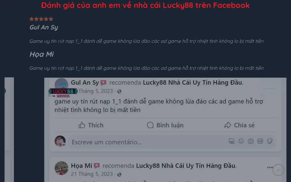 Screenshot of lucky88.services