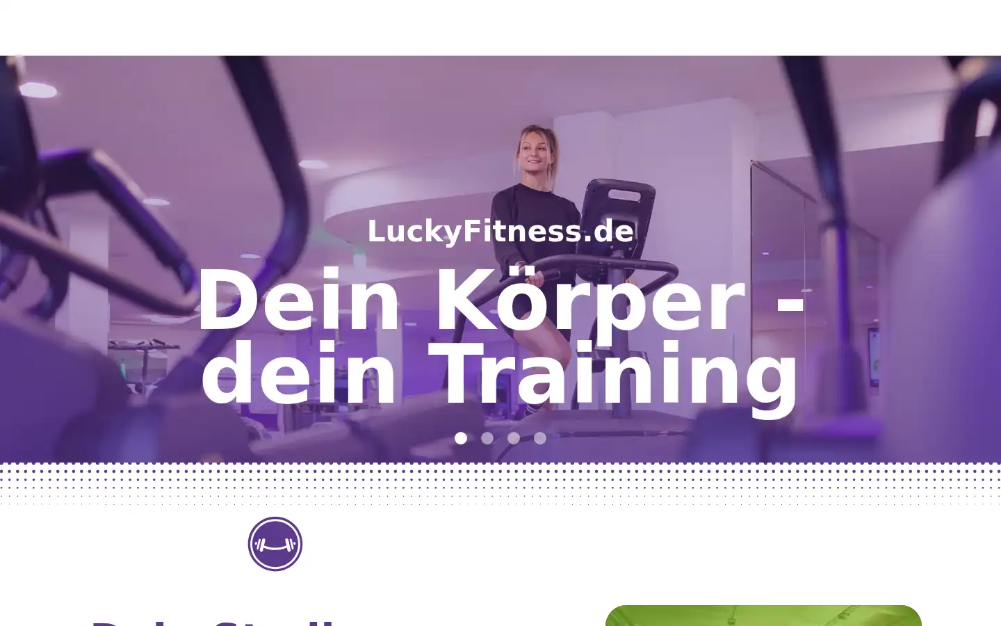 Screenshot of luckyfitness.de