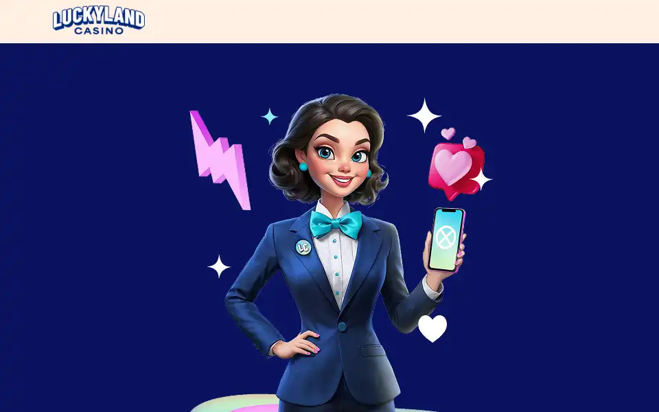 Screenshot of luckylandcasino.com