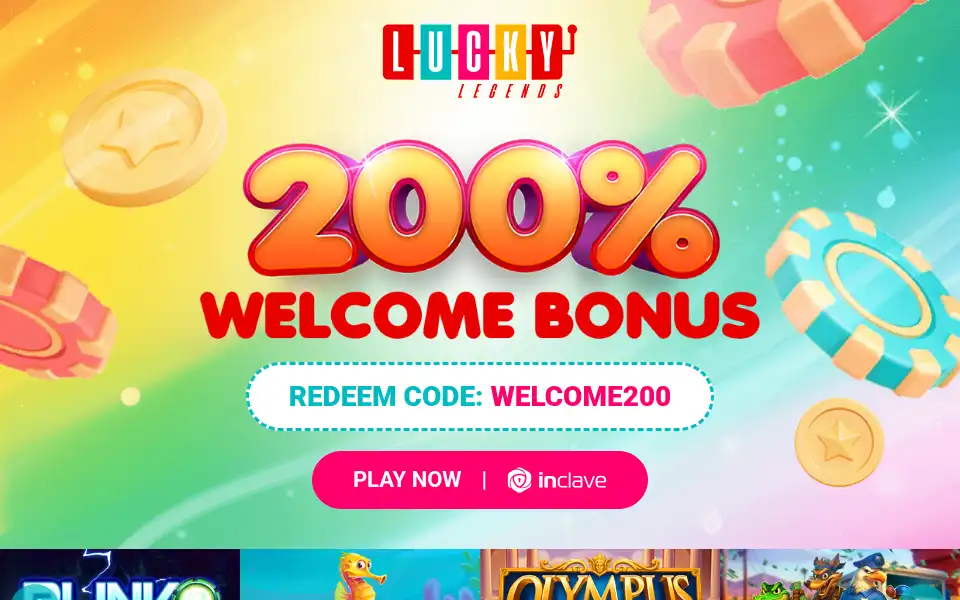 Screenshot of luckylegends.com