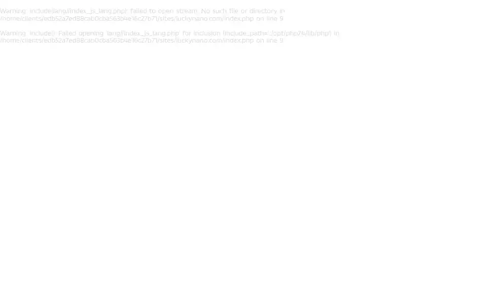 Screenshot of luckynano.com