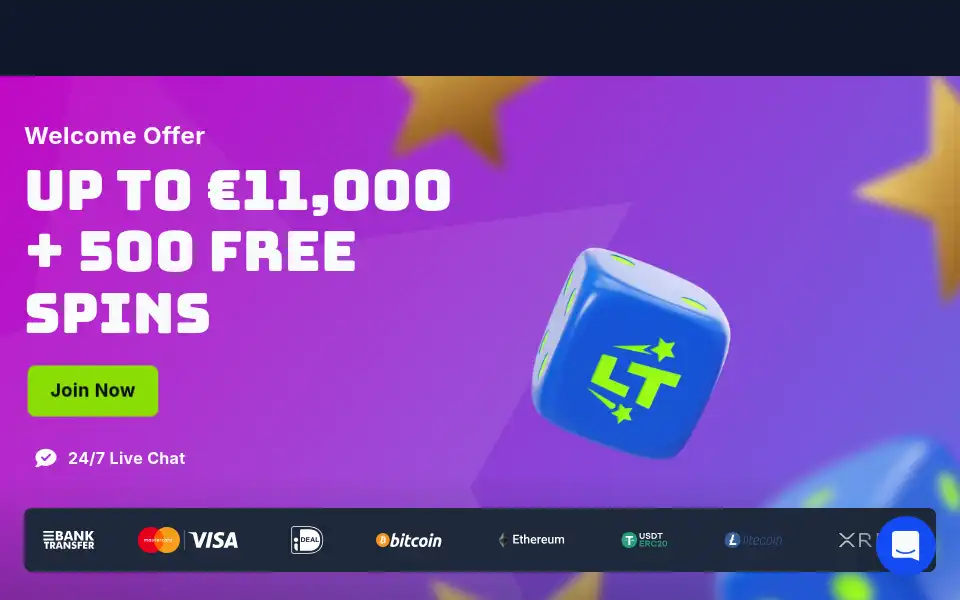 Screenshot of luckytwice.com