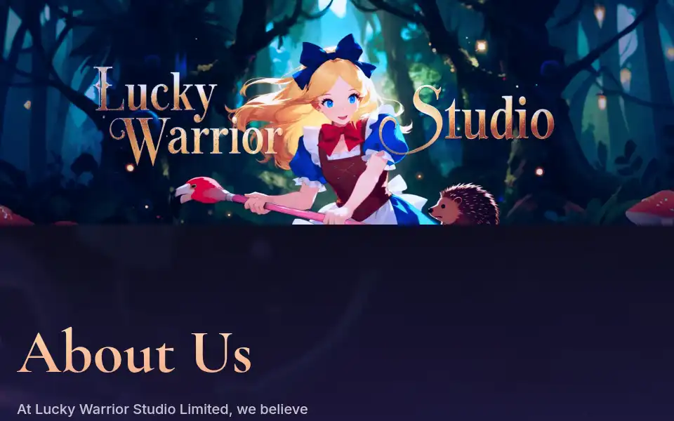 Screenshot of luckywarriors.com