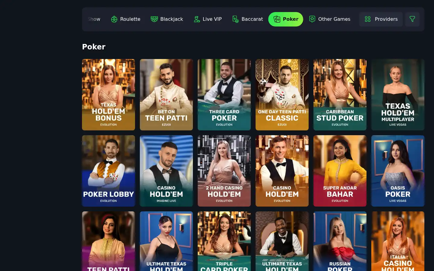 Screenshot of luckywave.com