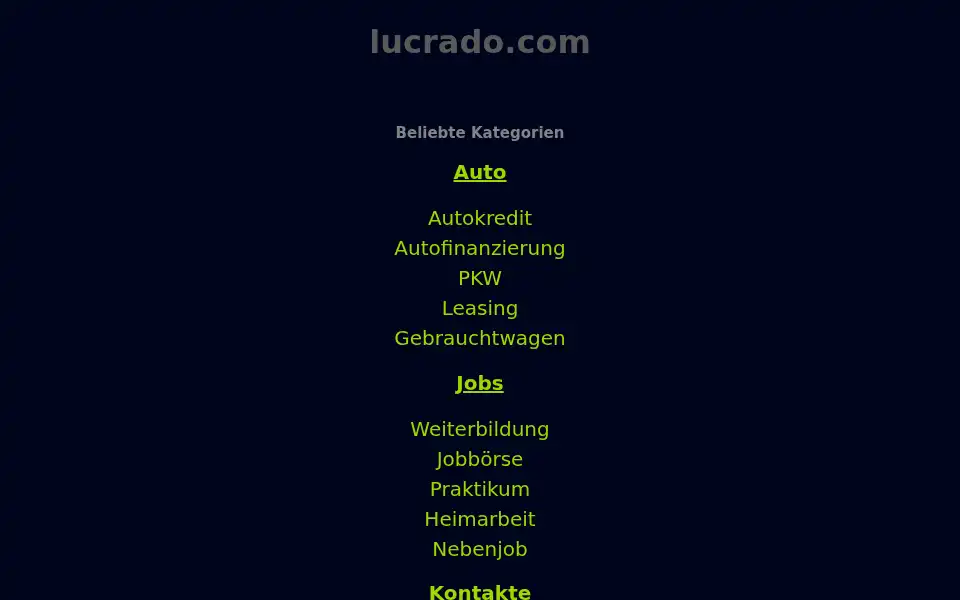 Screenshot of lucrado.com